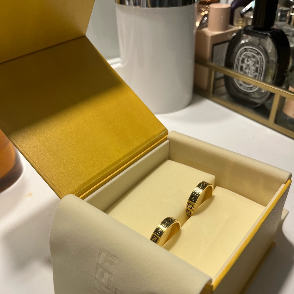 FENDI - FOREVER FENDI GOLD EARINGS